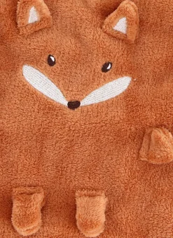 PLAID ENFANT RENARD ROUX