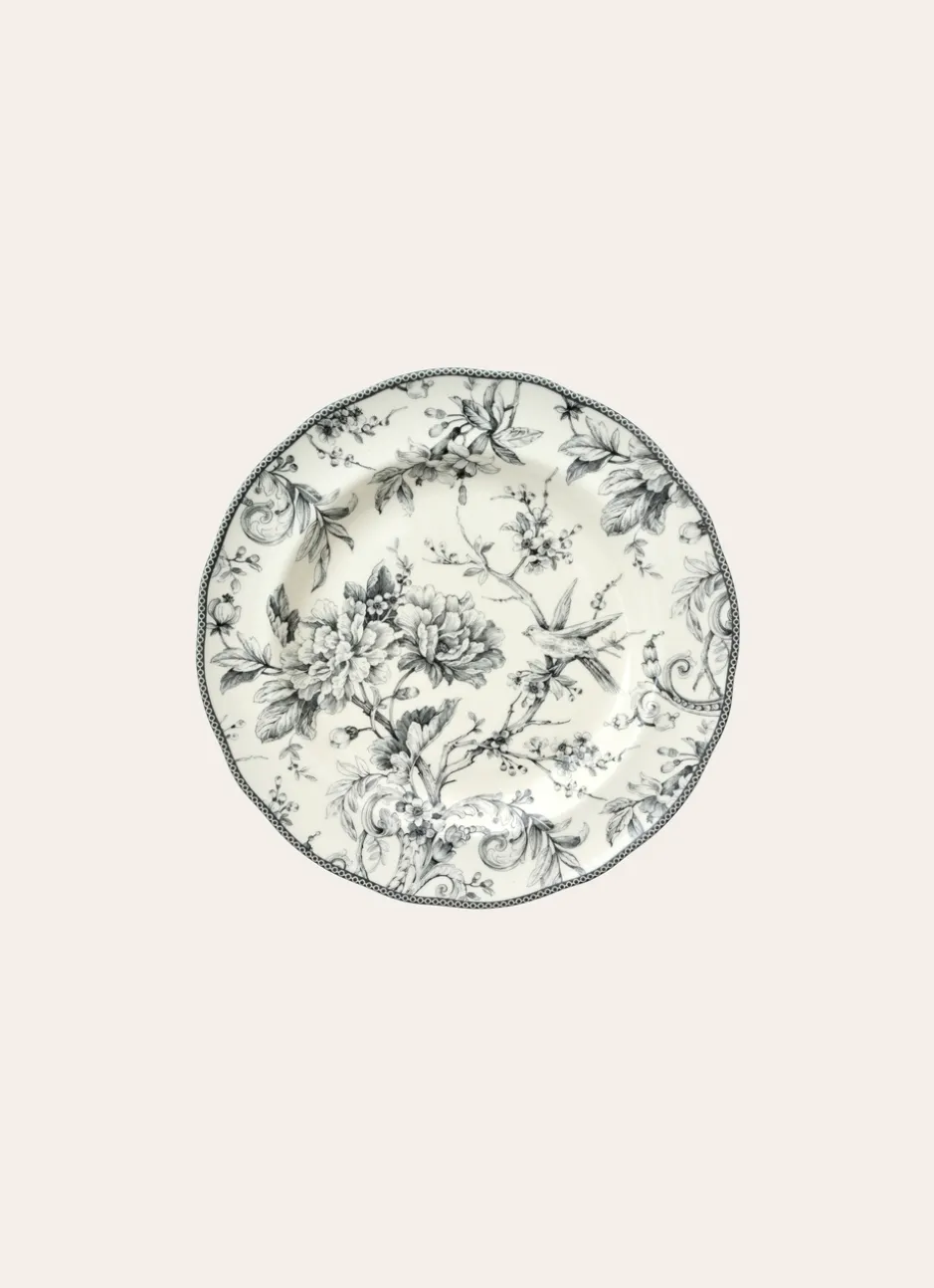PLAT DE PRÉSENTATION EN GRÈS ADELAÏDE GRIS