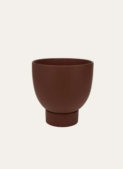 POT MATT EN TERRE CUITE MARRON