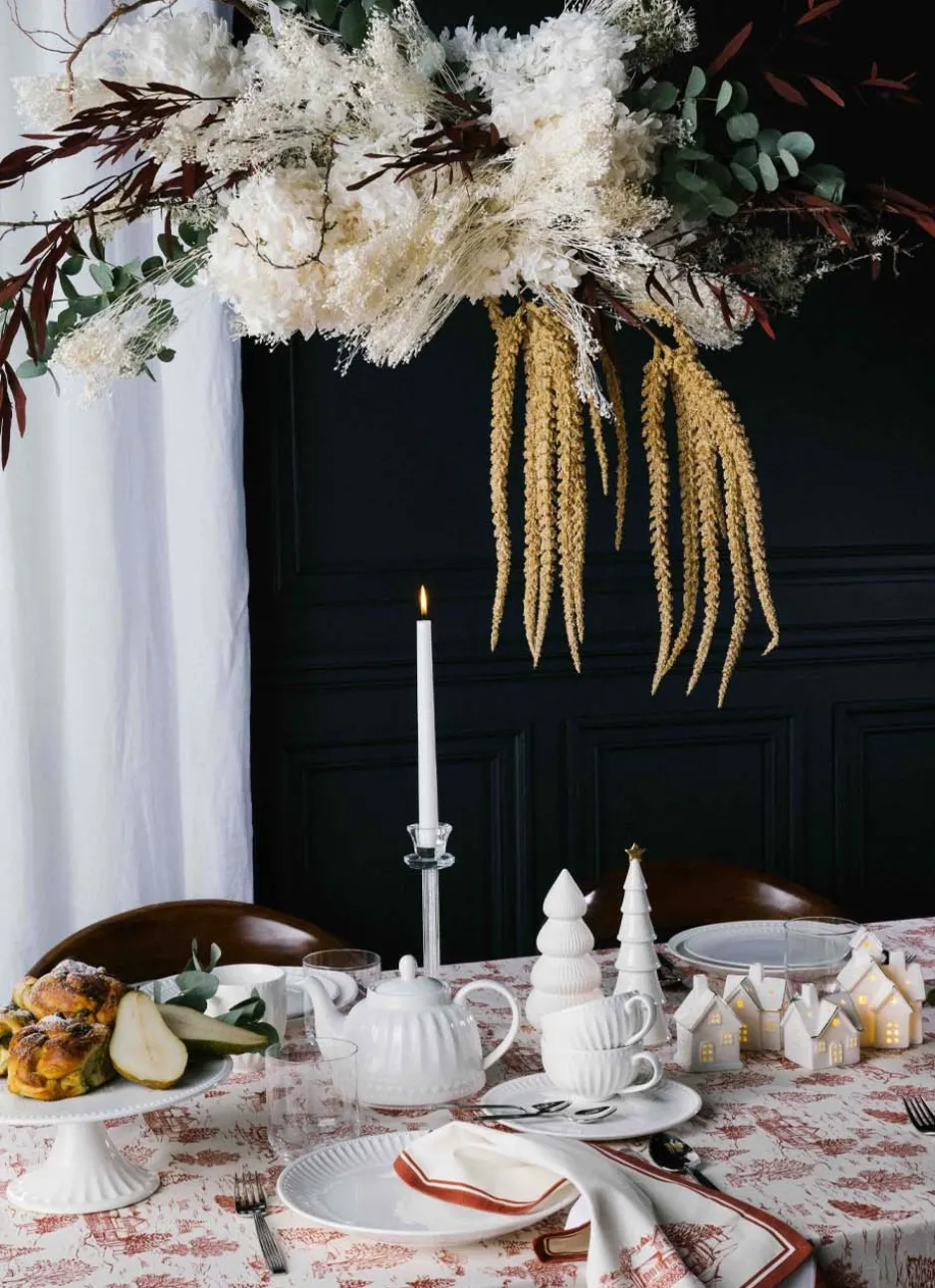 SAPIN EN CÉRAMIQUE À POSER BLANC