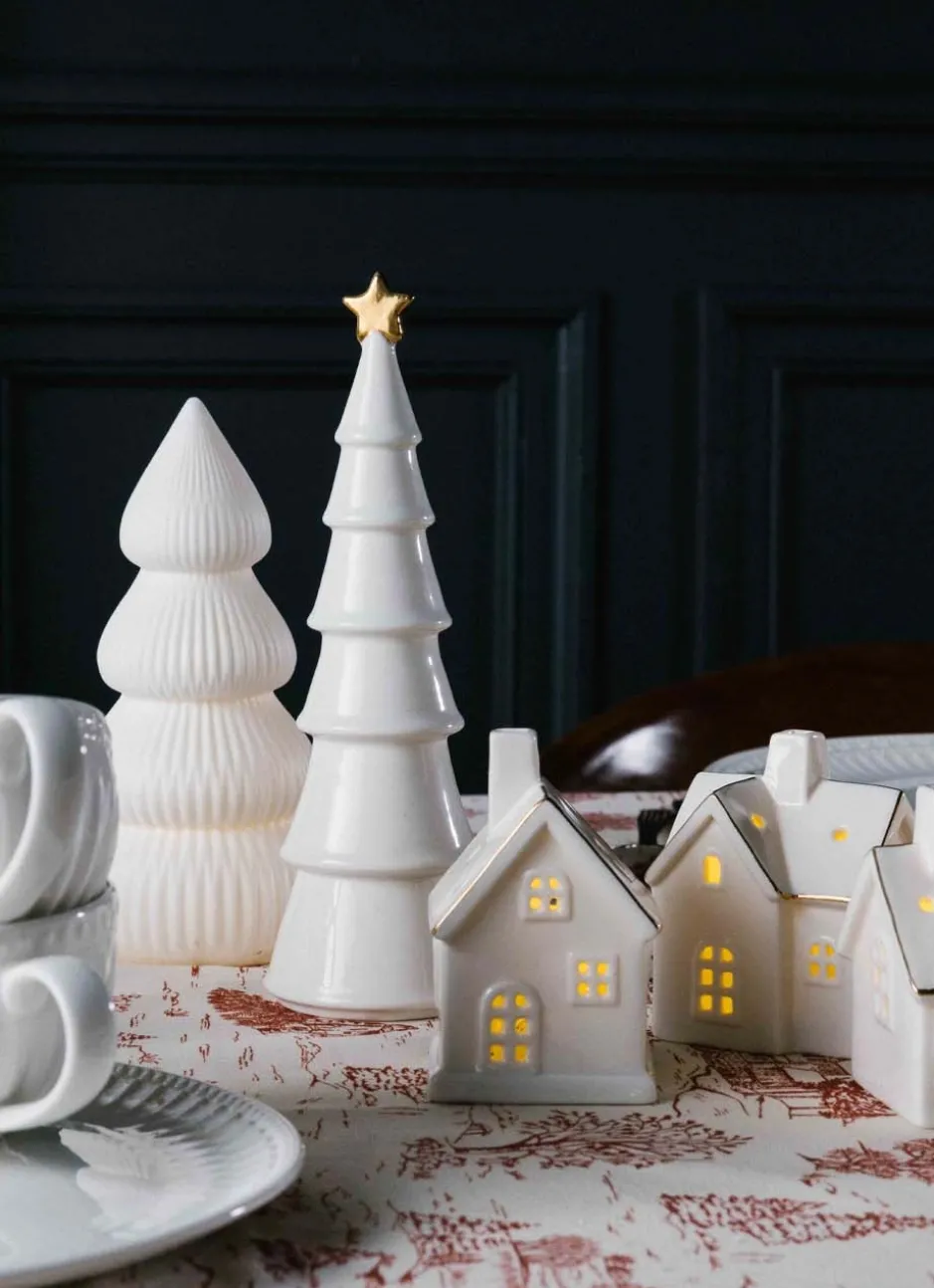 SAPIN EN CÉRAMIQUE À POSER BLANC