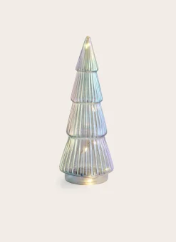 SAPIN LUMINEUX EFFET NACRÉ VERT ROMARIN
