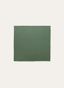 SERVIETTE DE TABLE EN COTON ET LIN BOURDON COLORÉ THYM