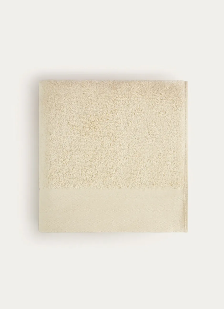 SERVIETTE DE TOILETTE COTON MOELLEUX ZÉRO TORSION NATUREL