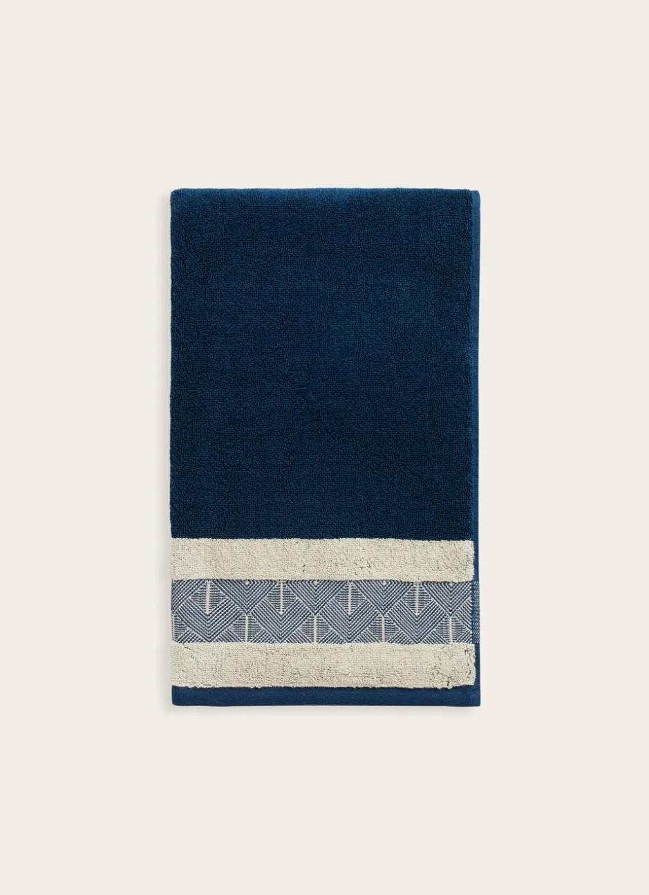 SERVIETTE DE TOILETTE ELSA MARINE