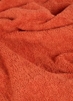 SERVIETTE DE TOILETTE EN COTON UNI BASIL TERRACOTTA