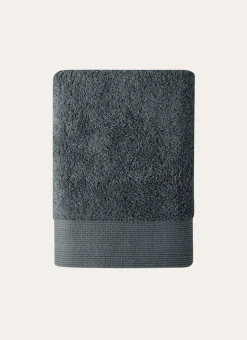 SERVIETTE DE TOILETTE UNIE EN COTON 500GR ARDOISE