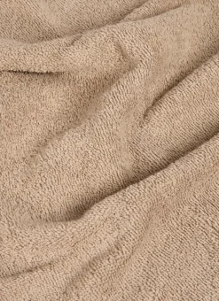 SERVIETTE INVITÉ EN COTON UNI BASIL BEIGE FONCÉ