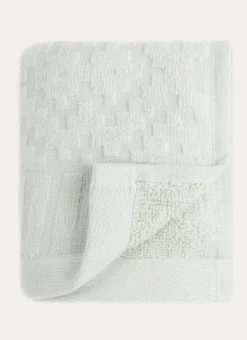 SERVIETTE INVITÉ EN JACQUARD EAU