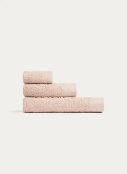 SERVIETTE INVITÉ JOSEPHINE EN VELOURS BEIGE