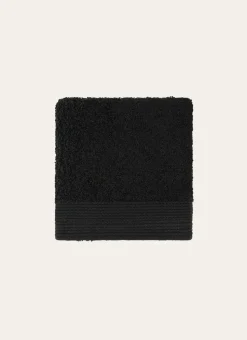 SERVIETTE INVITÉ UNIE EN COTON 500GR Noir