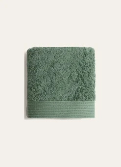 SERVIETTE INVITÉ UNIE EN COTON 500GR OLIVE