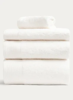 SERVIETTE INVITÉ UNIE EN COTON 500GR ÉCRU