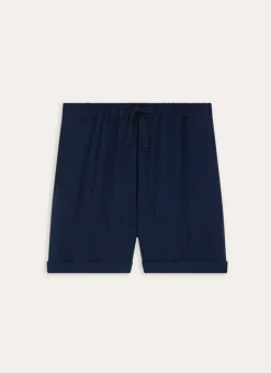 SHORT EN GAZE DE COTON ENCRE