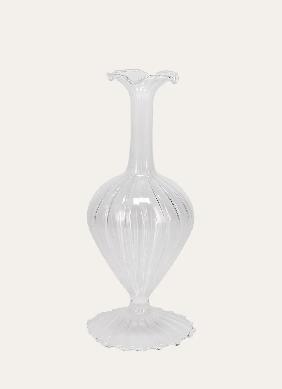 SOLIFLORE EN VERRE TRANSPARENT TRANSPARENT