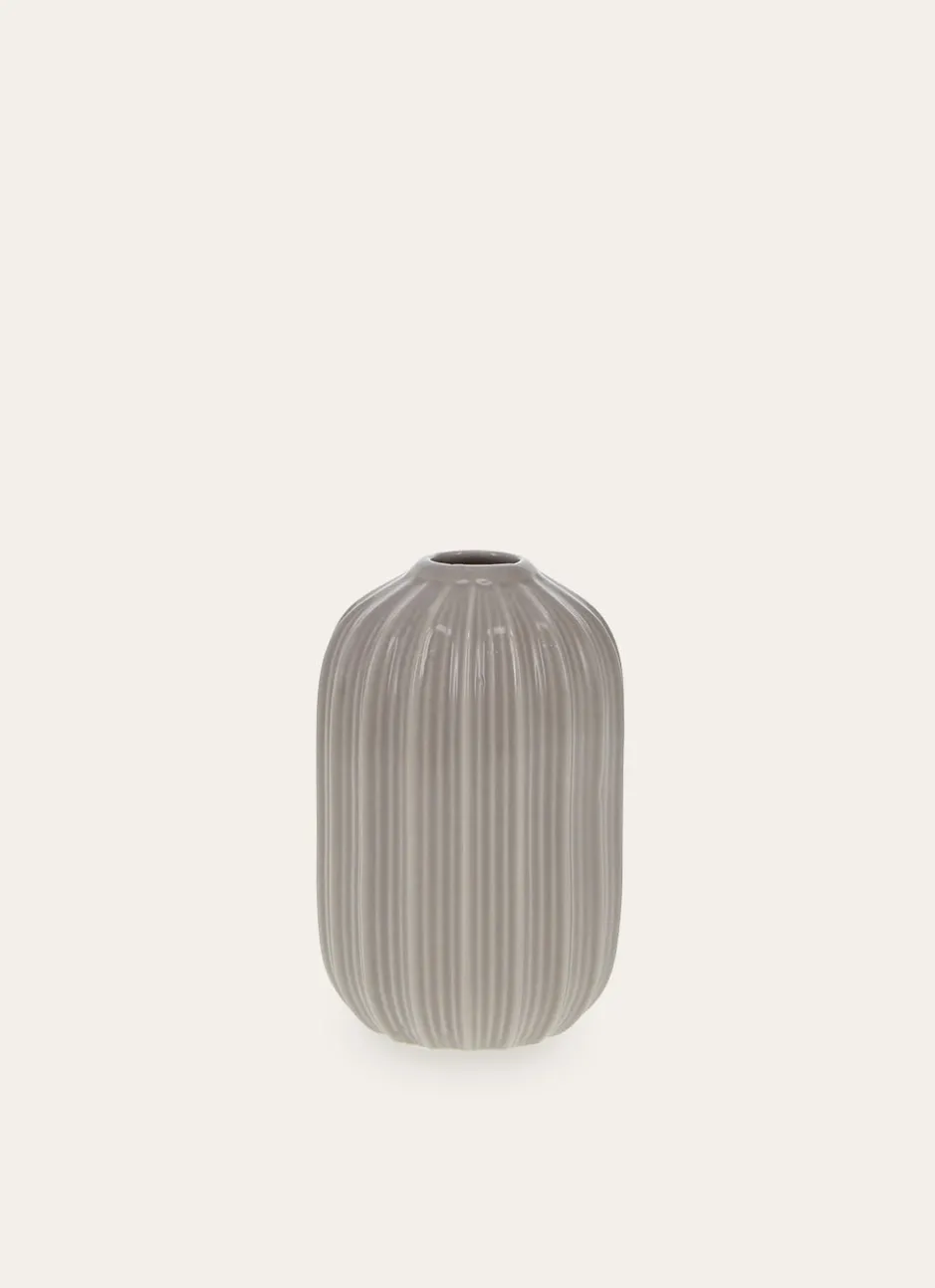 SOLIFLORE STRIÉ EN GRÈS FINITION MATTE GRIS CLAIR