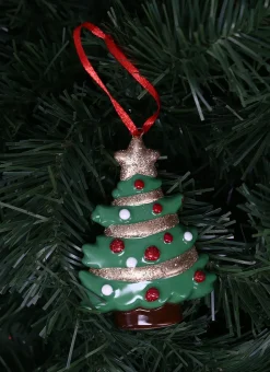 SUSPENSION SAPIN EN CÉRAMIQUE VERT SAPIN