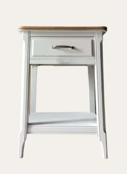 TABLE DE CHEVET CLASSIQUE BLANC
