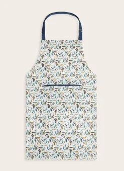 TABLIER IMPRIMÉ FEUILLES CLOÉ MULTICOLORE