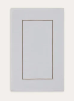 TAPIS DE BAIN BLANC/BEIGE