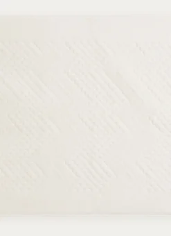 TAPIS DE BAIN EN COTON BLANC