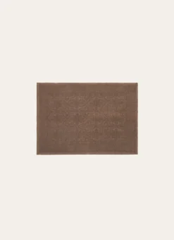 TAPIS DE BAIN JACQUARD UNI ANTIDÉRAPANT MARRON GLACÉ