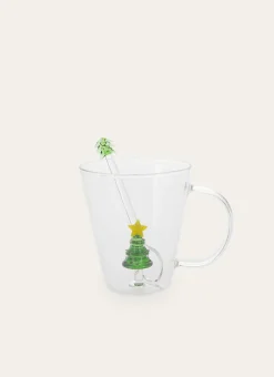 TASSE DE NOËL AVEC SAPIN INTÉGRÉ TRANSPARENT