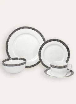 TASSE EN PORCELAINE AVEC LISERET EN OR SONGE Noir