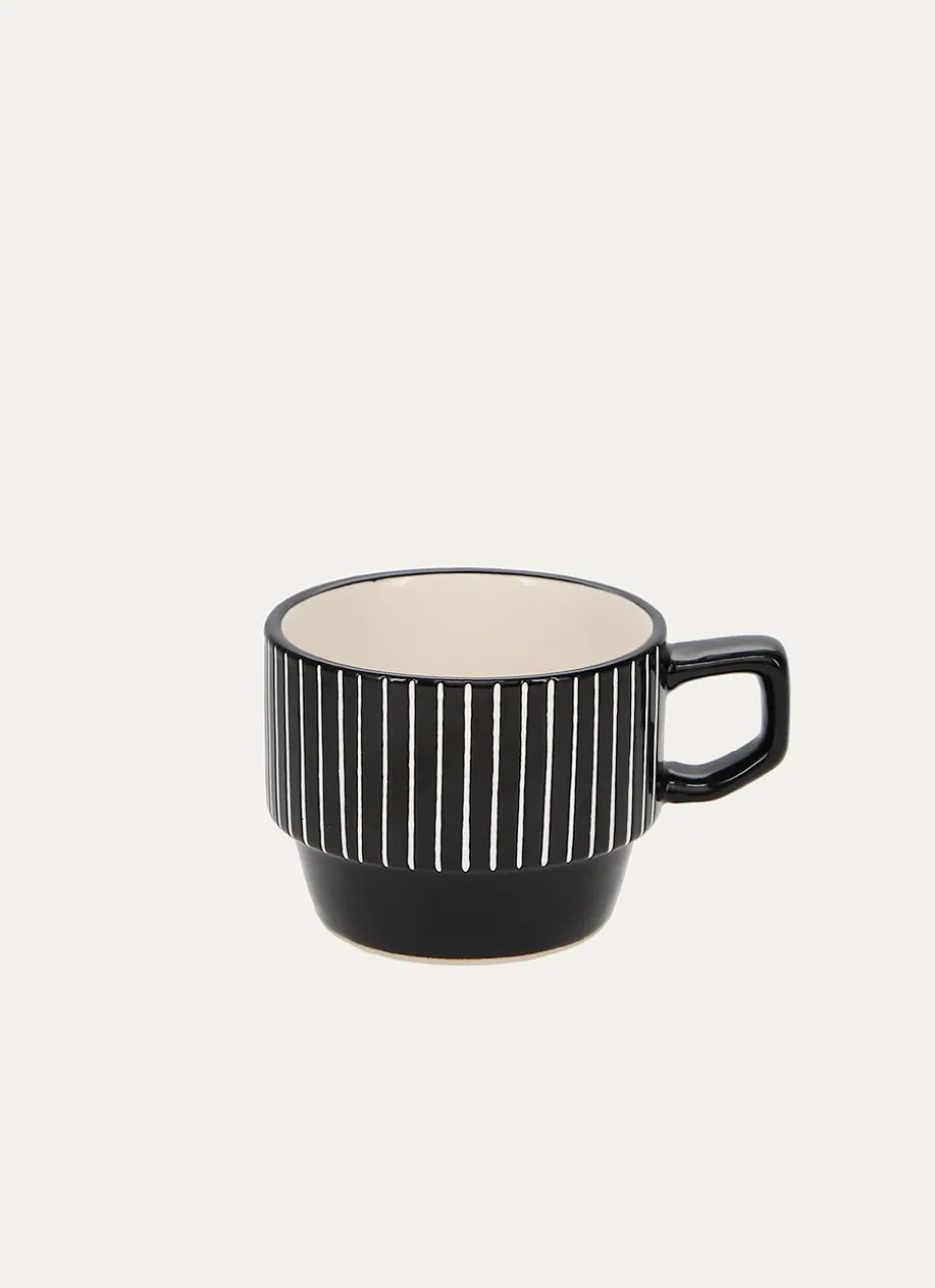 TASSE GEOM NOIR