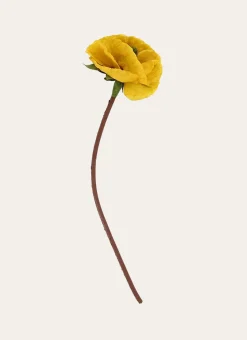 TIGE DE FLEUR ARTIFICIELLE JAUNE