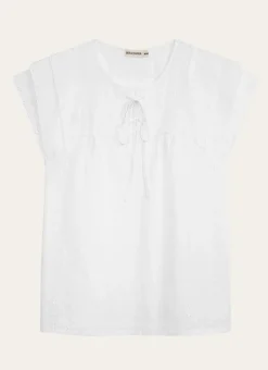 TOP RIVA EN COTON BLANC