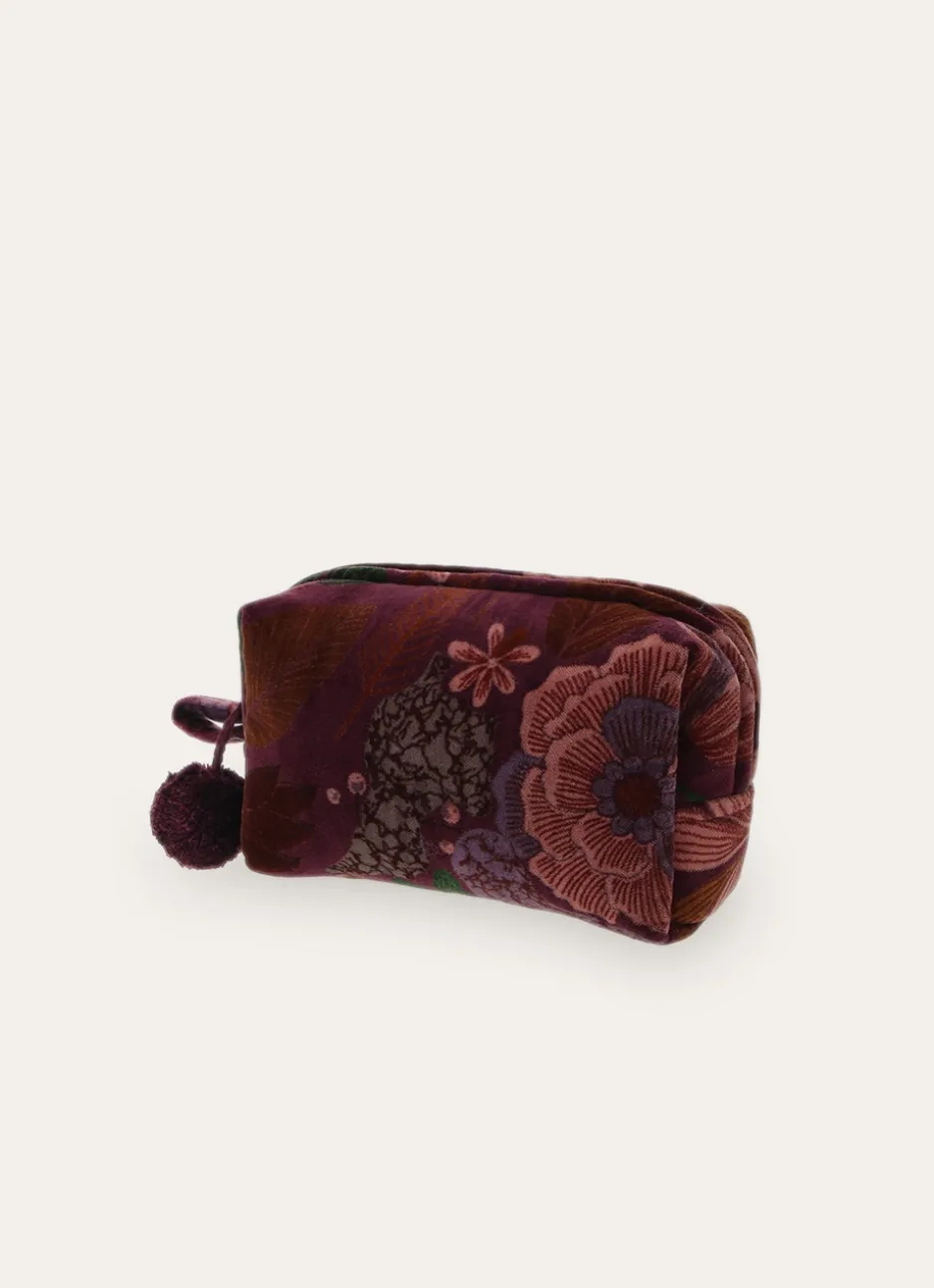 TROUSSE SOLAL EN VELOURS PETIT FORMAT VIOLET