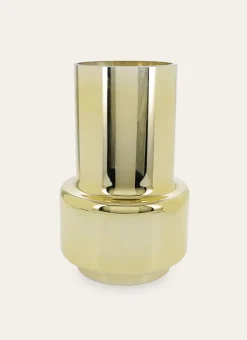VASE EN VERRE GRAPHIQUE JADORE DORÉ