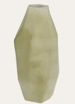 VASE MULTIPLES FACETTES vert