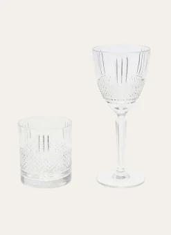 VERRE EN CRISTALLIN TRANSPARENT TRANSPARENT