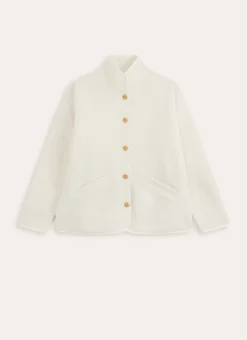 VESTE FAUX MOUTON CALOU ECRU